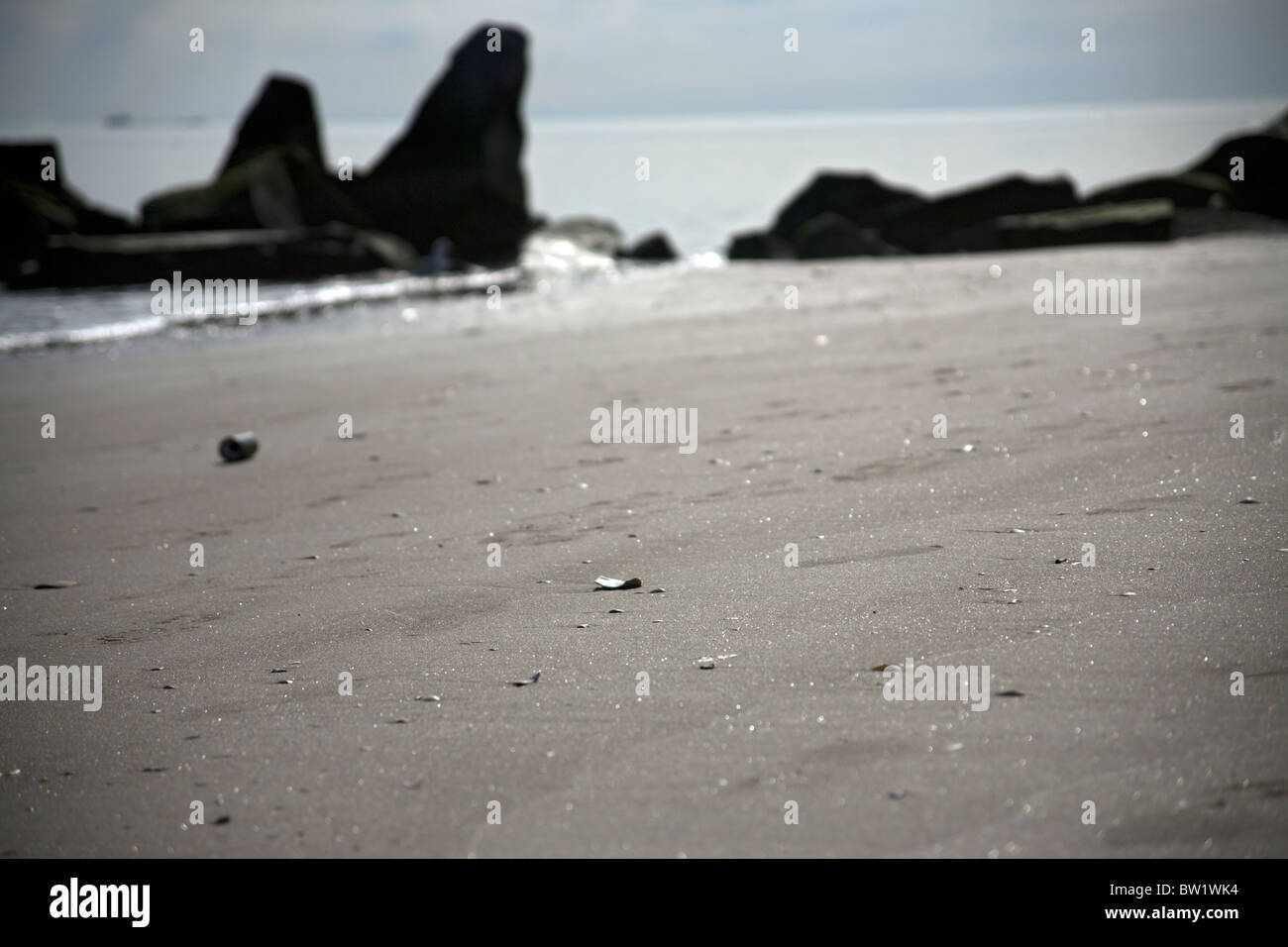 Coney island beach rocks hi-res stock photography and images - Alamy