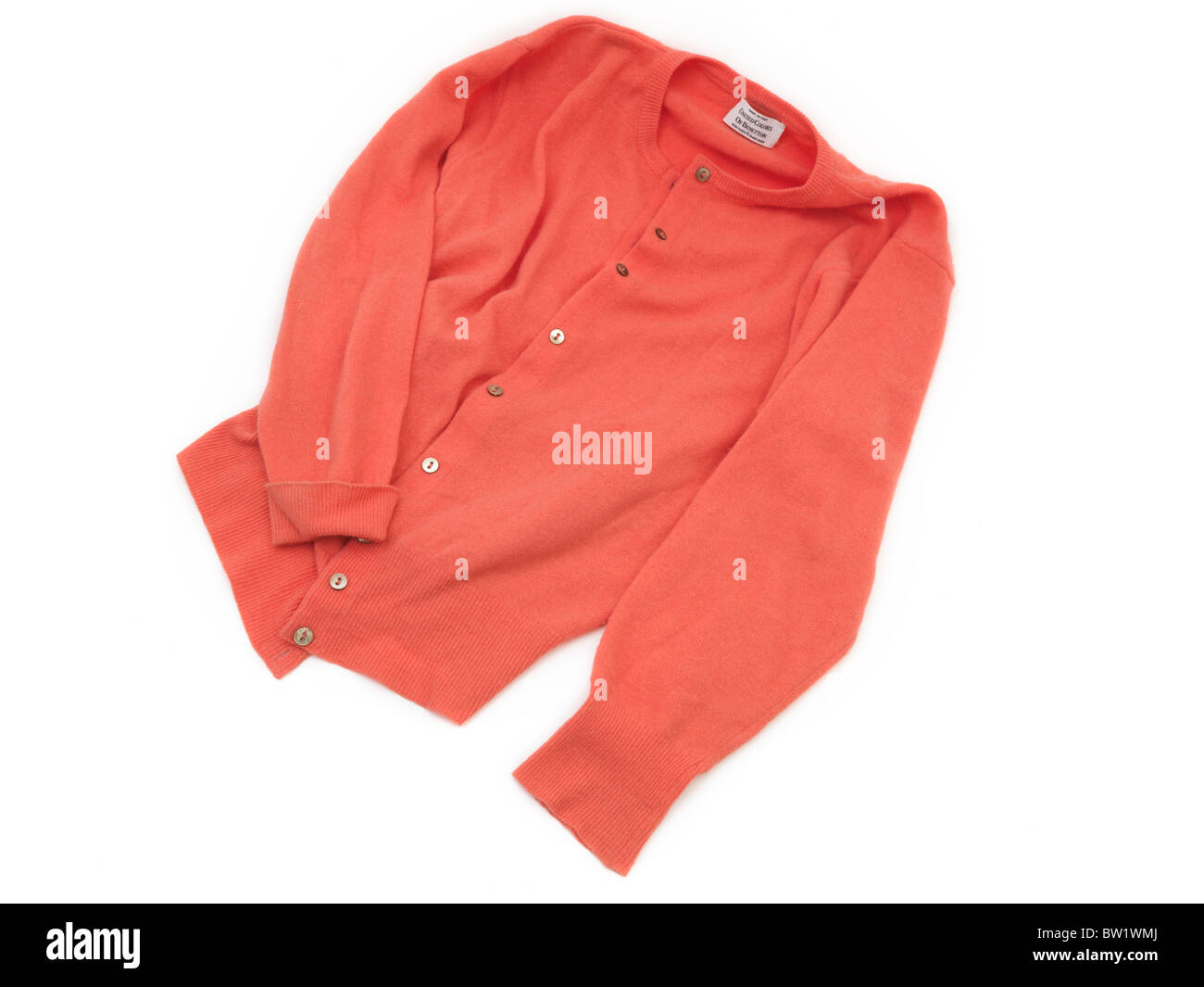Coral colored cardigan deals