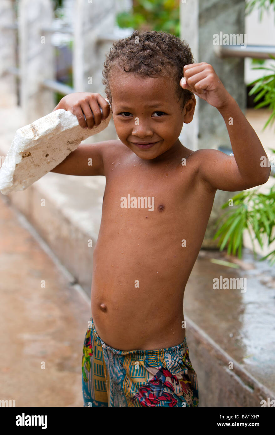 Street scene. Siem Reap. Cambodia Stock Photo