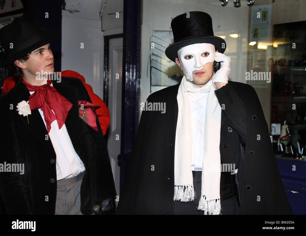 Goths in Whitby for the Halloween weekend Stock Photo Alamy