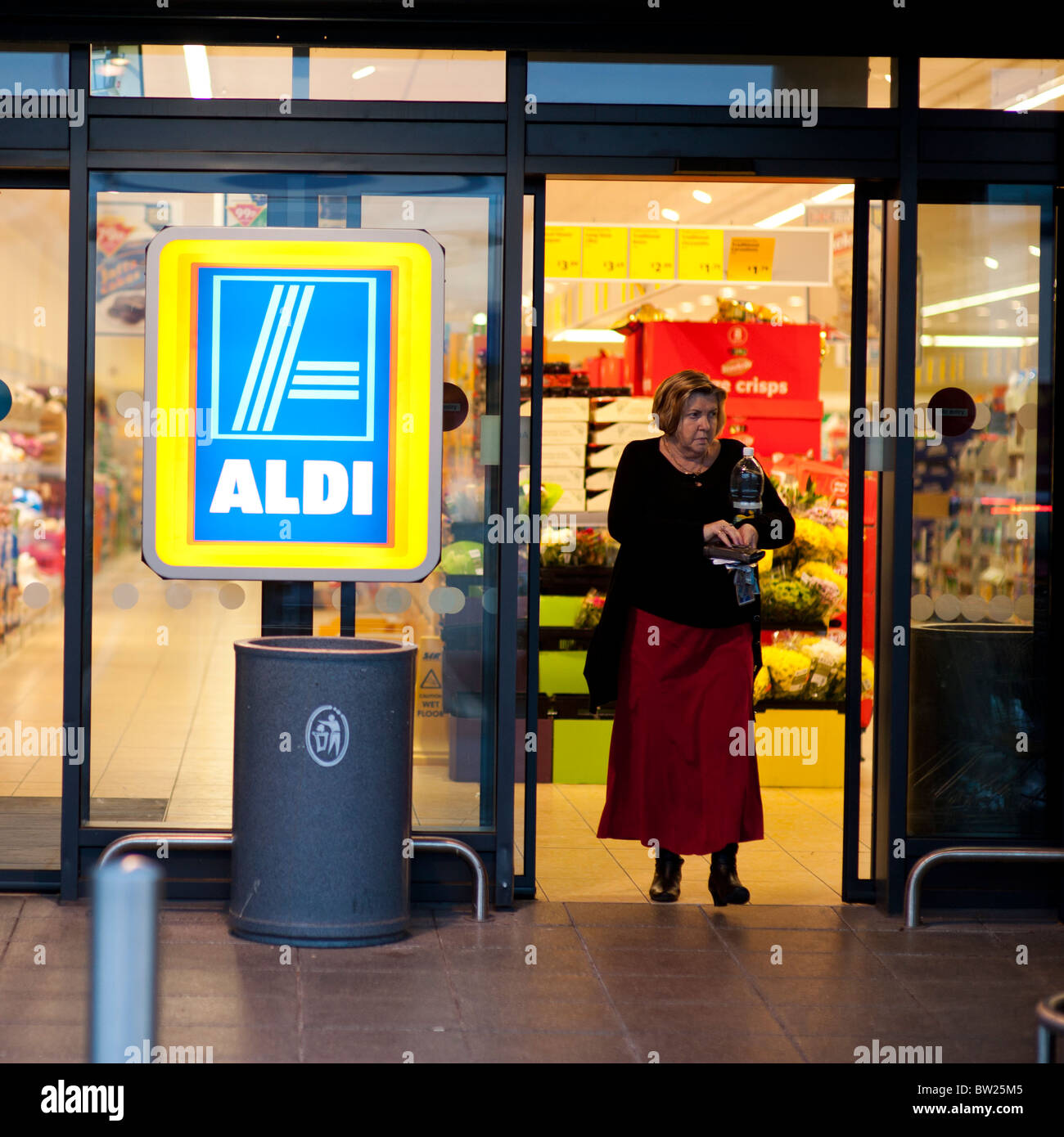 Aldi discount supermarket UK Stock Photo