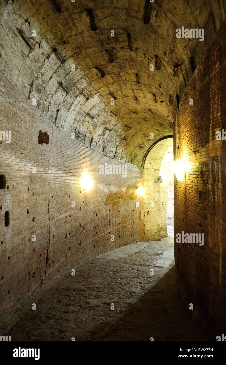 Winding ramp, Castel Sant'Angelo Stock Photo - Alamy