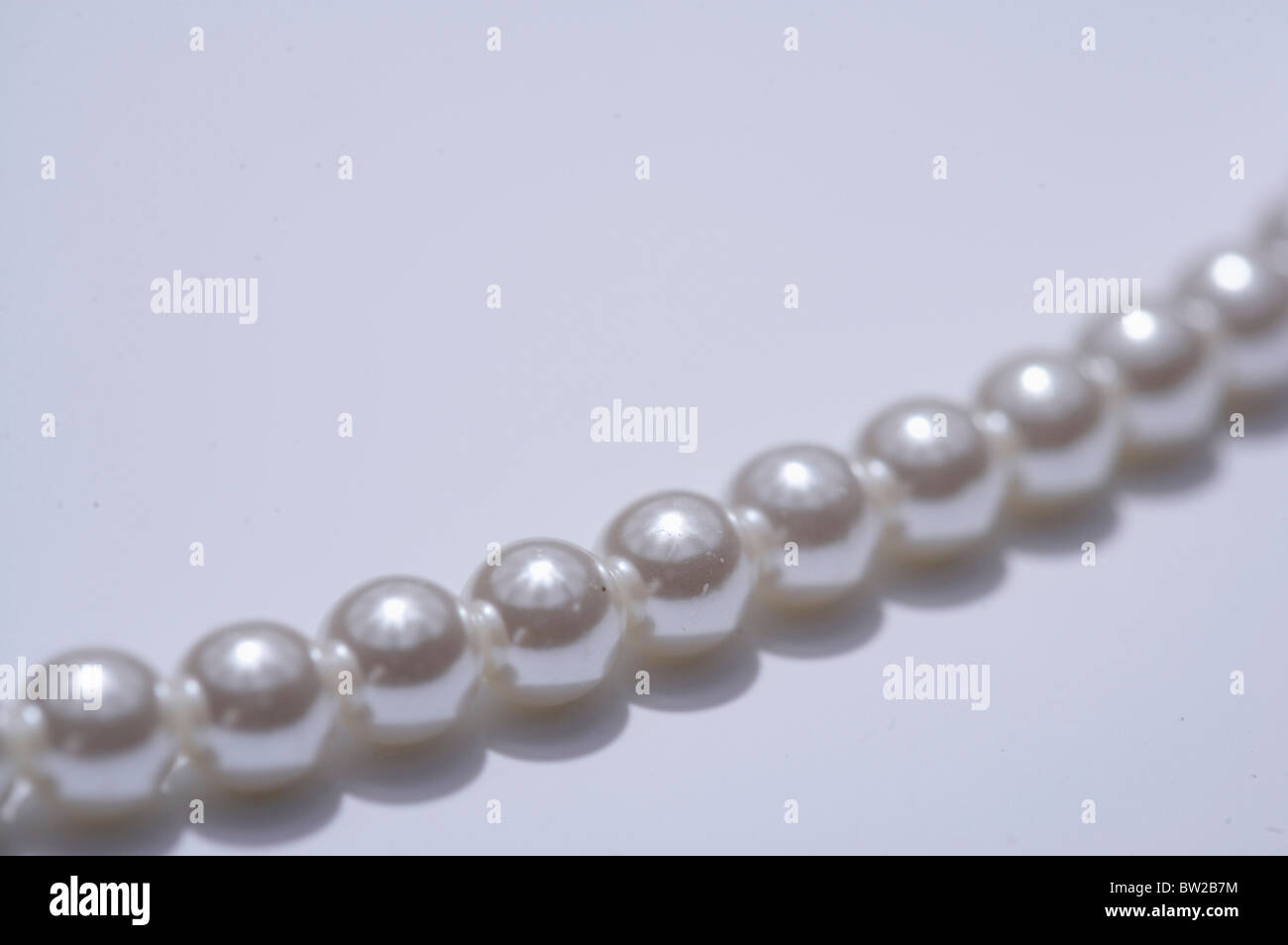pearl necklace Stock Photo