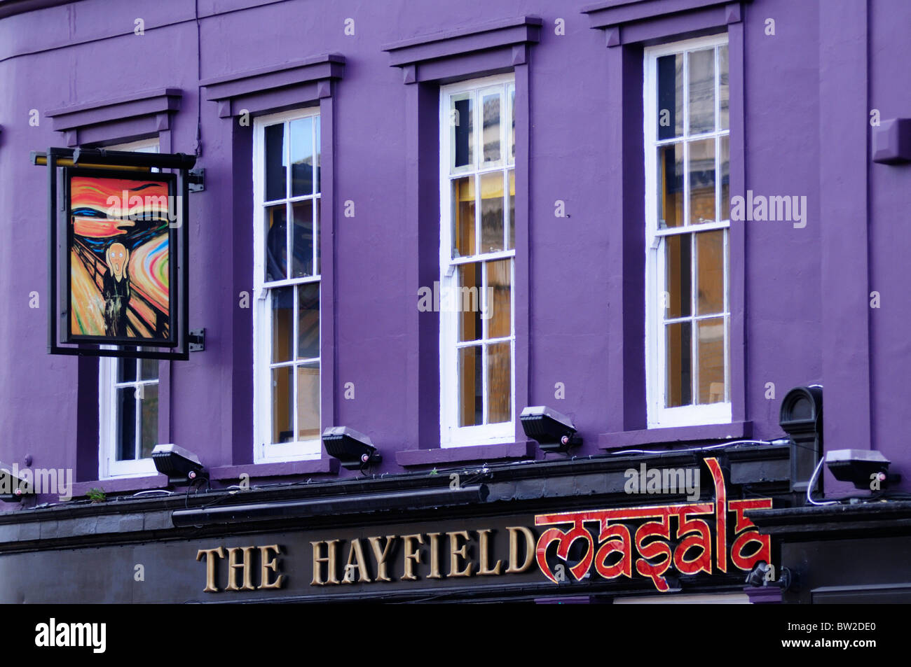 The Hayfield Masala restaurant, Mile End Road, London, England, UK