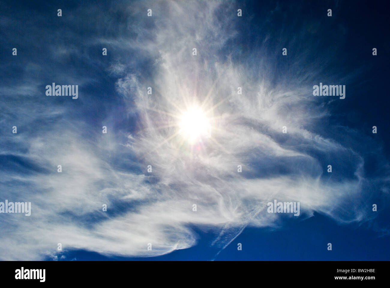 texture sky with white clouds Stock Photo - Alamy