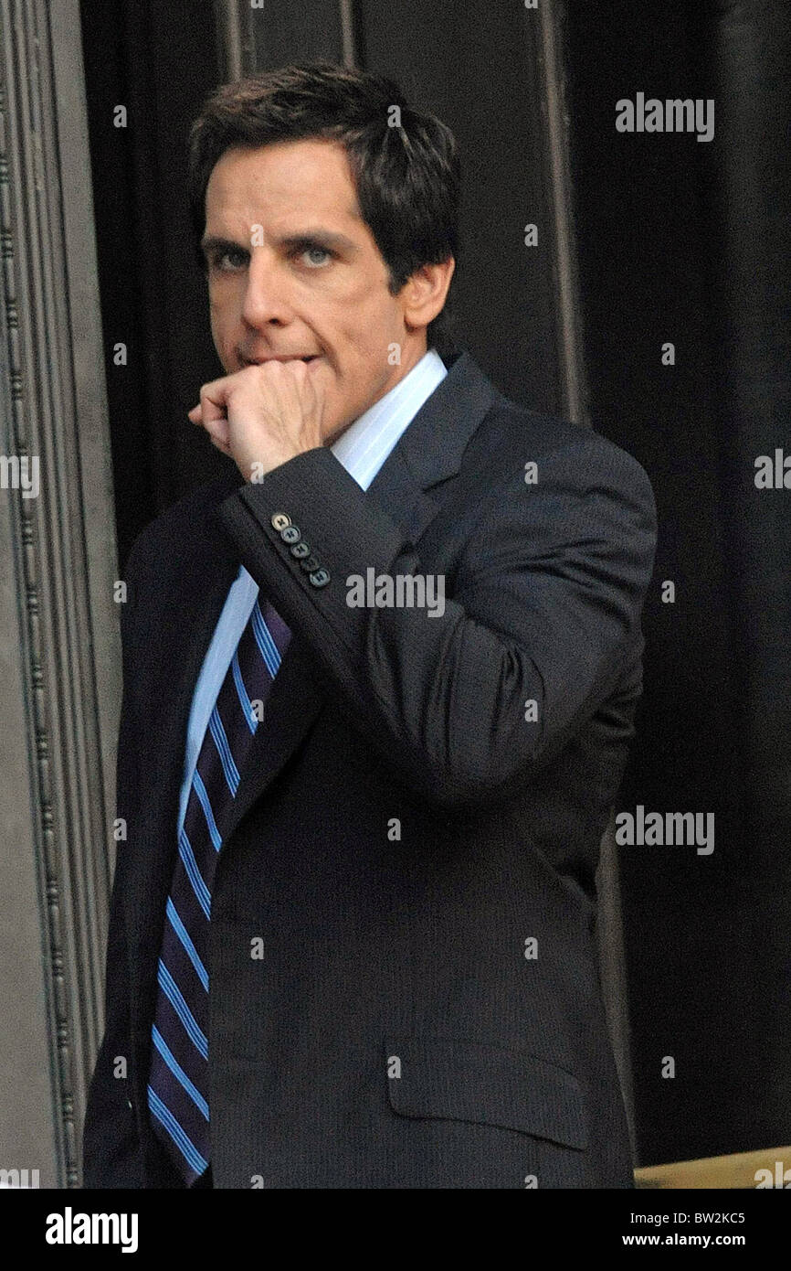 Filming of NIGHT AT THE MUSEUM 2 BATTLE OF THE SMITHSONIAN Stock Photo