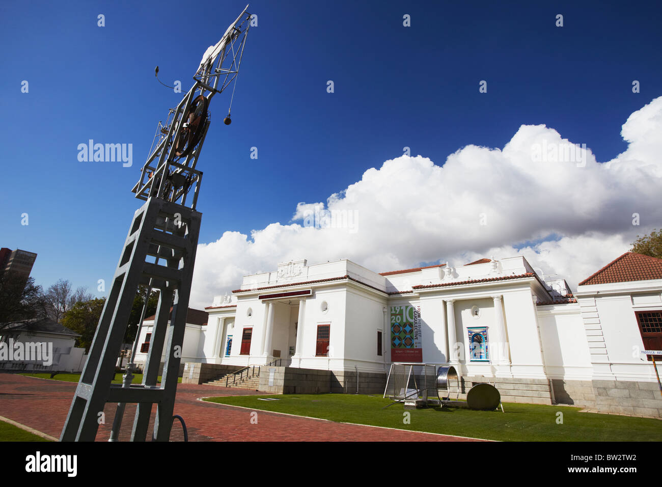 Sculpture outside National Gallery, Company's Gardens, City Bowl, Cape Town, Western Cape, South