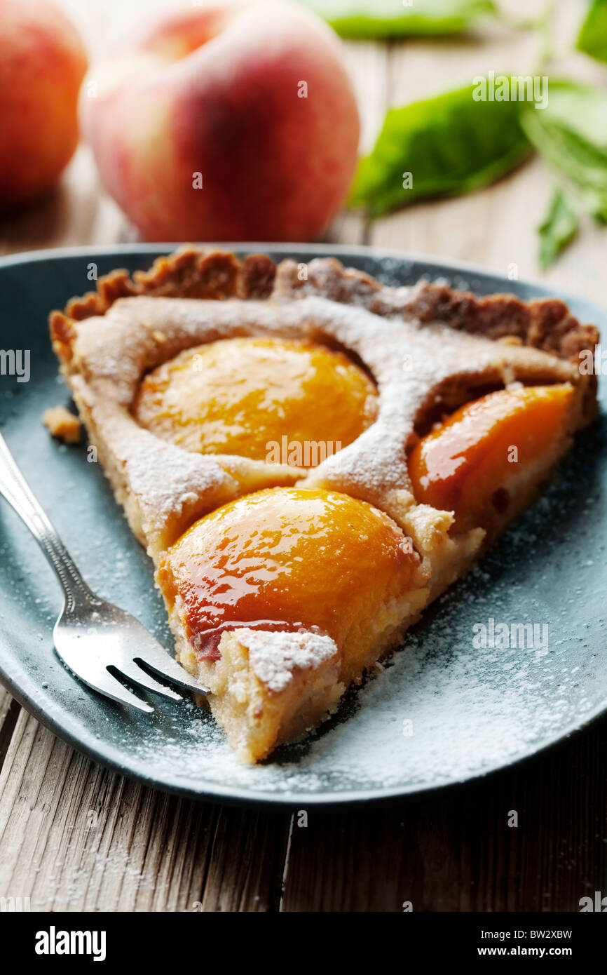 peach tart french peach tart french