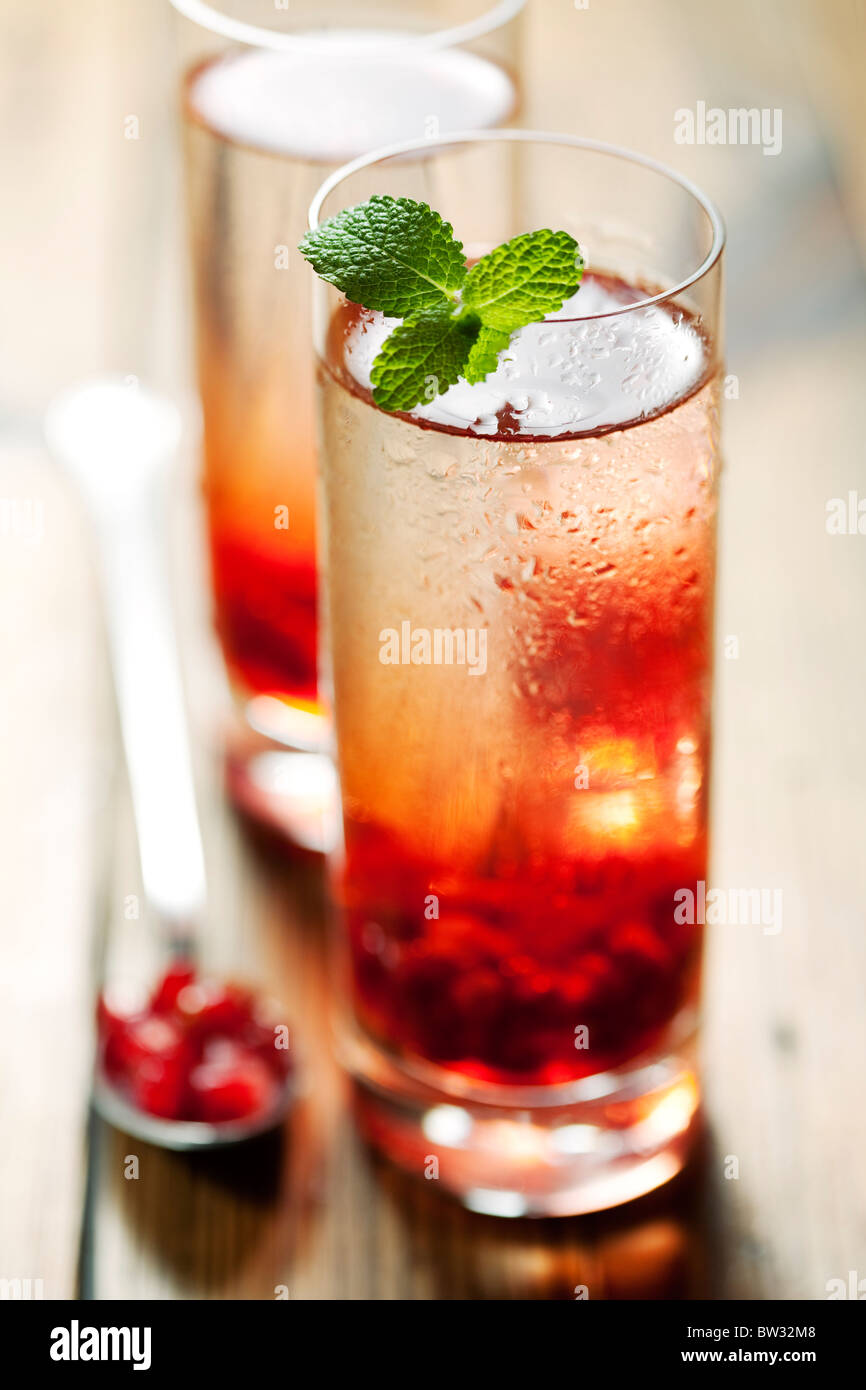 pomegranate drink Stock Photo