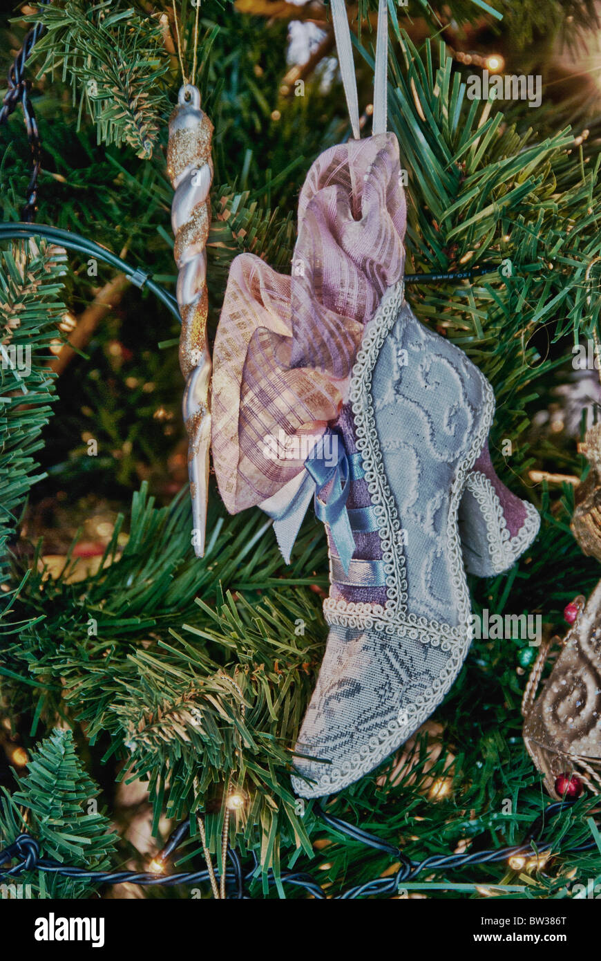 Decorations for Christmas in Italy Stock Photo Alamy