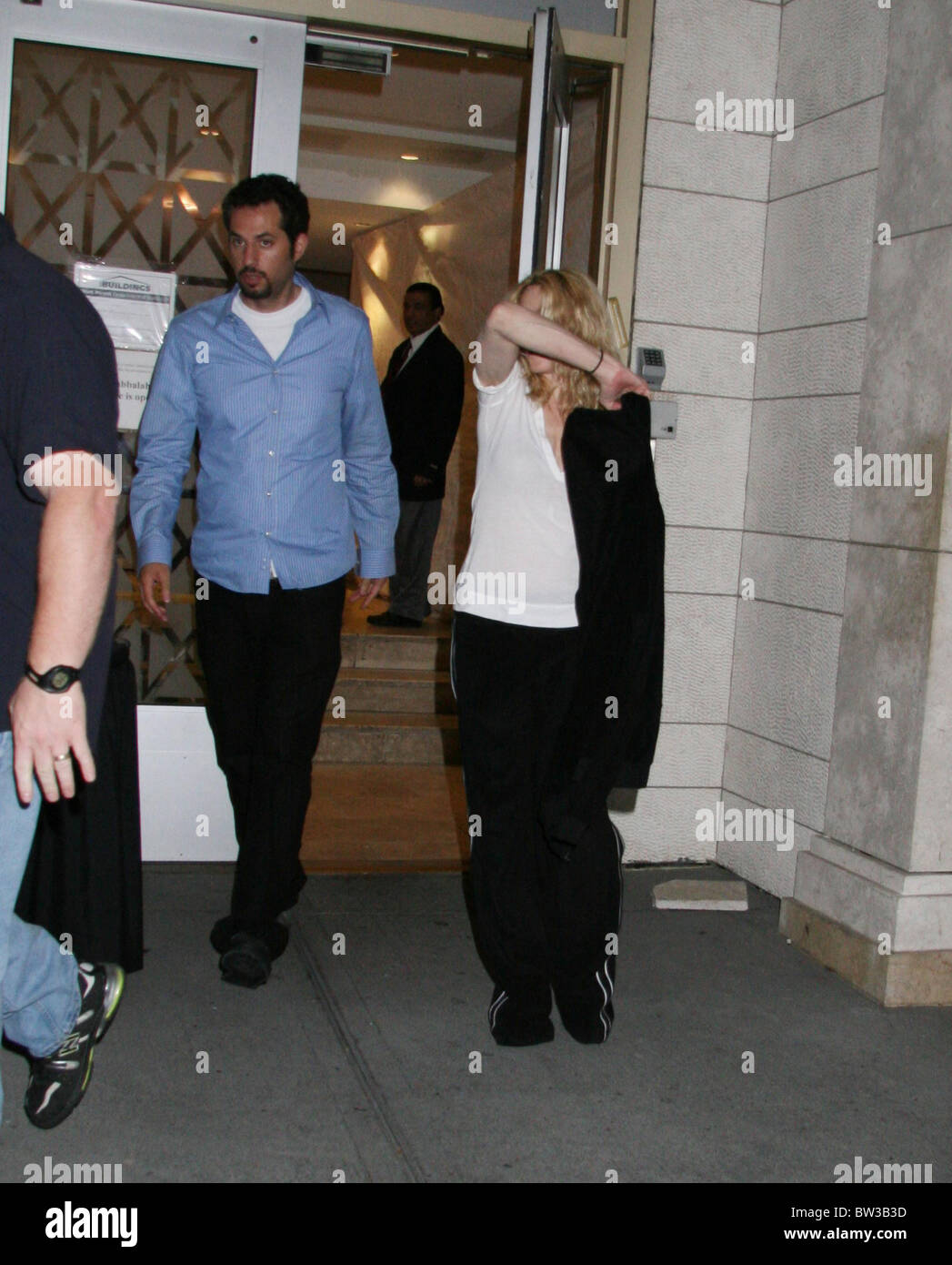 Madonna Attends Full-Moon Kabbalah Services Stock Photo