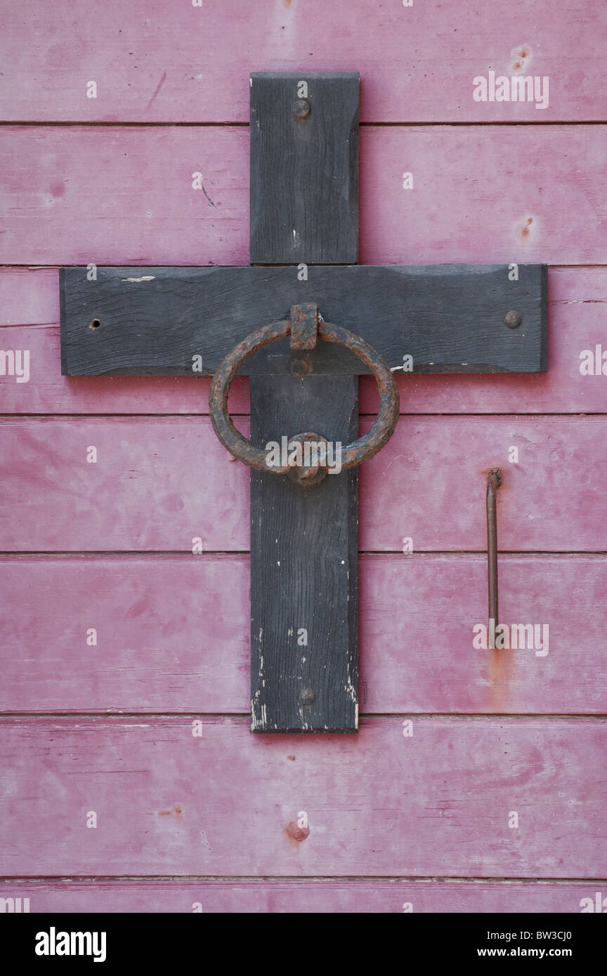 crucifix on wall Stock Photo Alamy