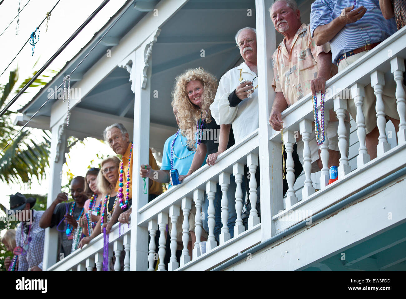 Costumed revelers during Fantasy Fest halloween parade in Key West, Florida  Stock Photo - Alamy