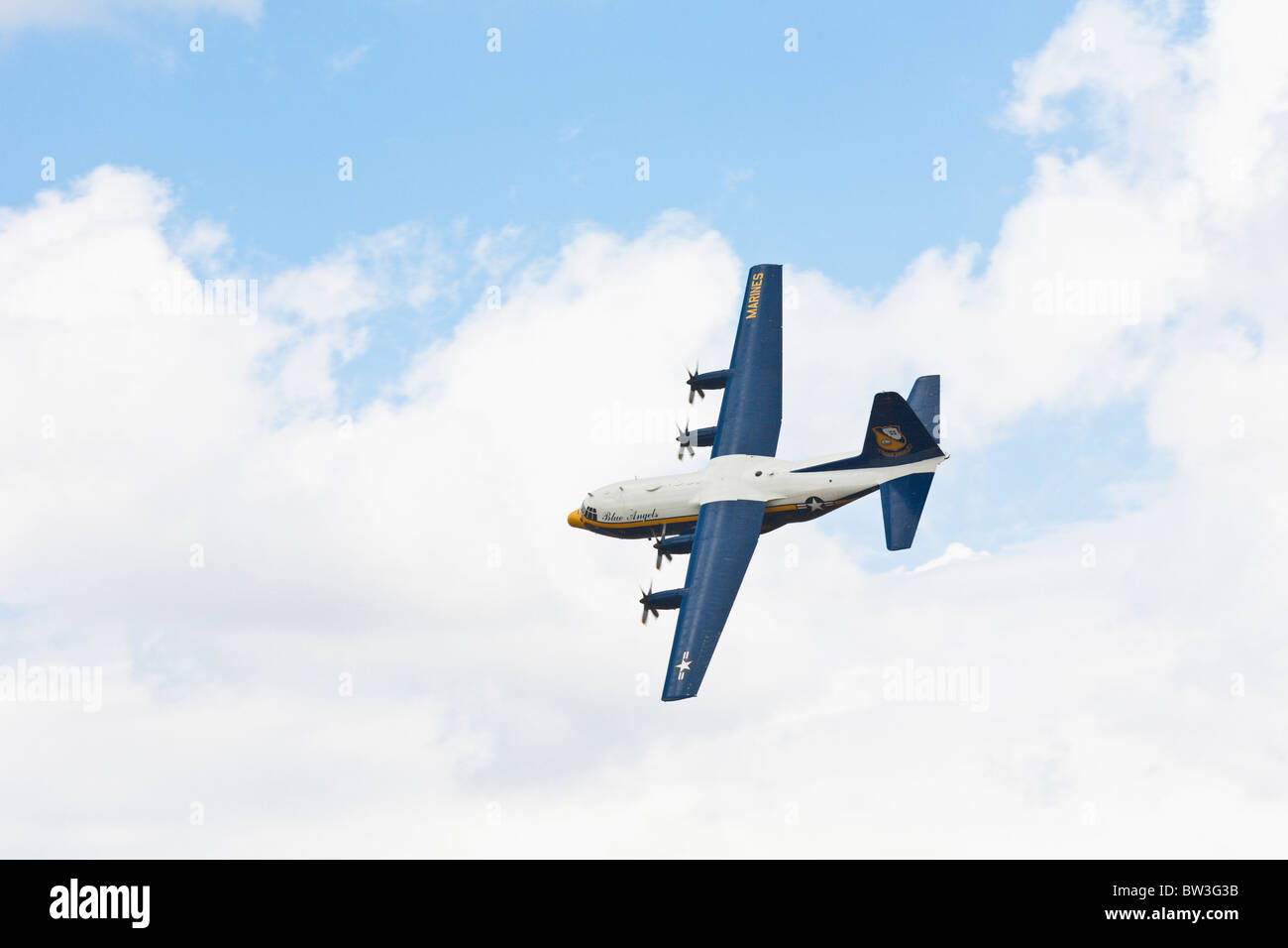 Lockheed-Martin C-130T Hercules named Fat Albert air show at NAS Jacksonville, Florida Stock Photo