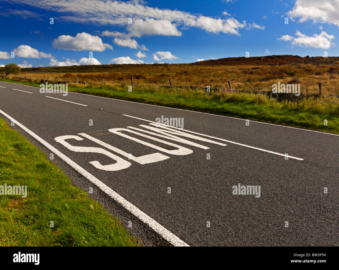 Car slow down hi-res stock photography and images - Alamy