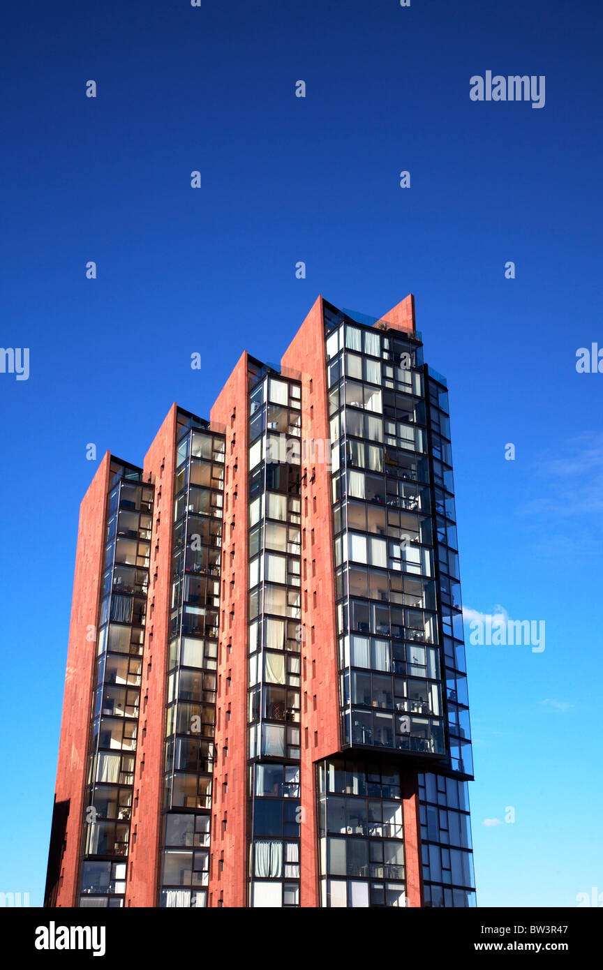 Islington wharf apartments in Manchester UK Stock Photo Alamy