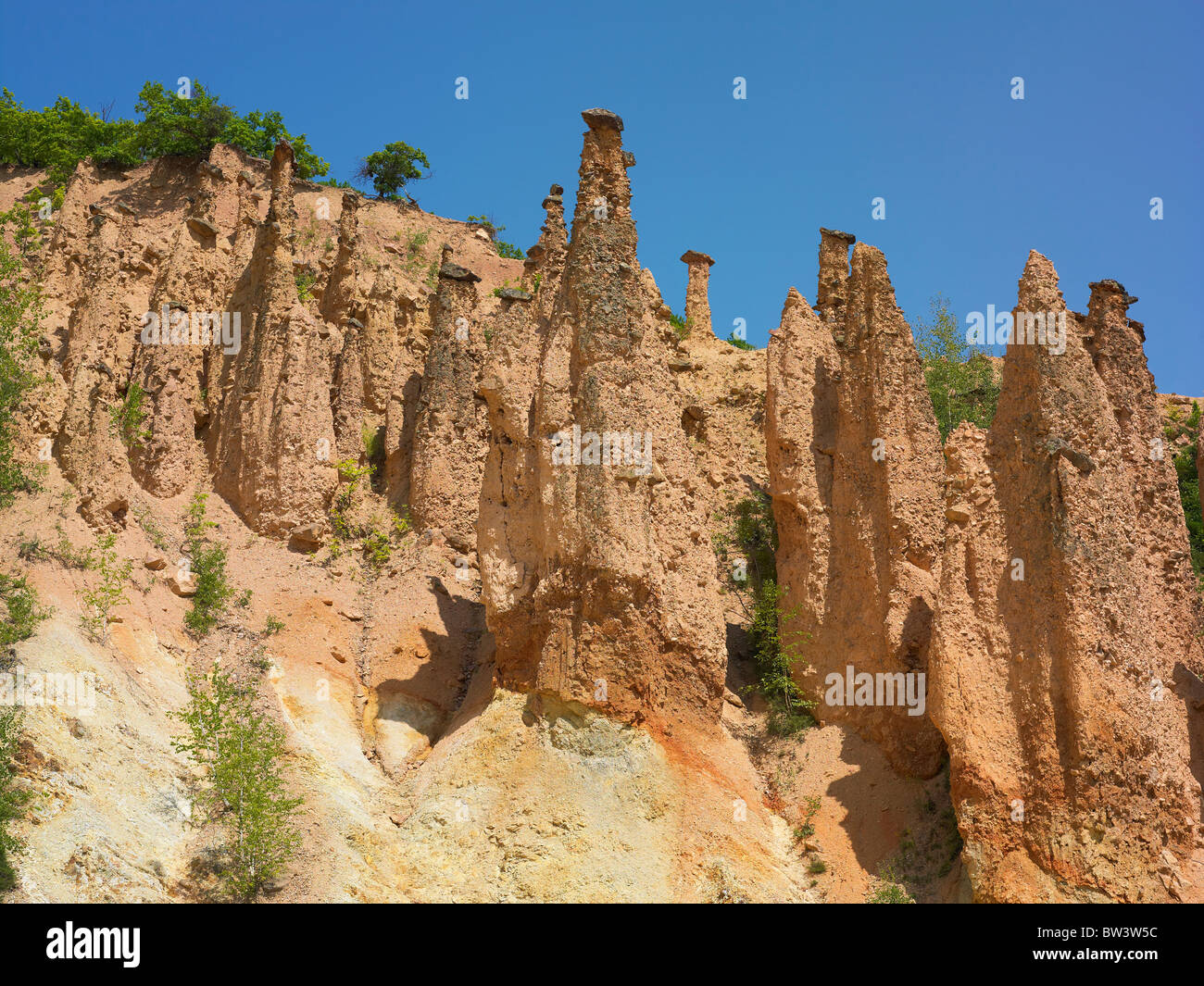 Natural attraction in Serbia - Devils Town, Đavolja Varoš, Djavolja Varos Stock Photo