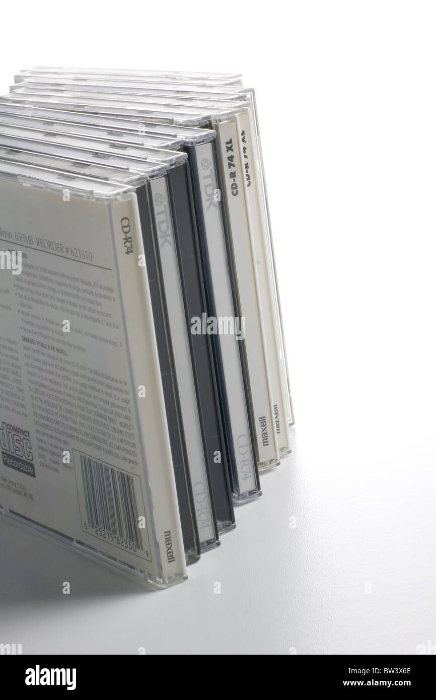 A collection of CDs Stock Photo - Alamy