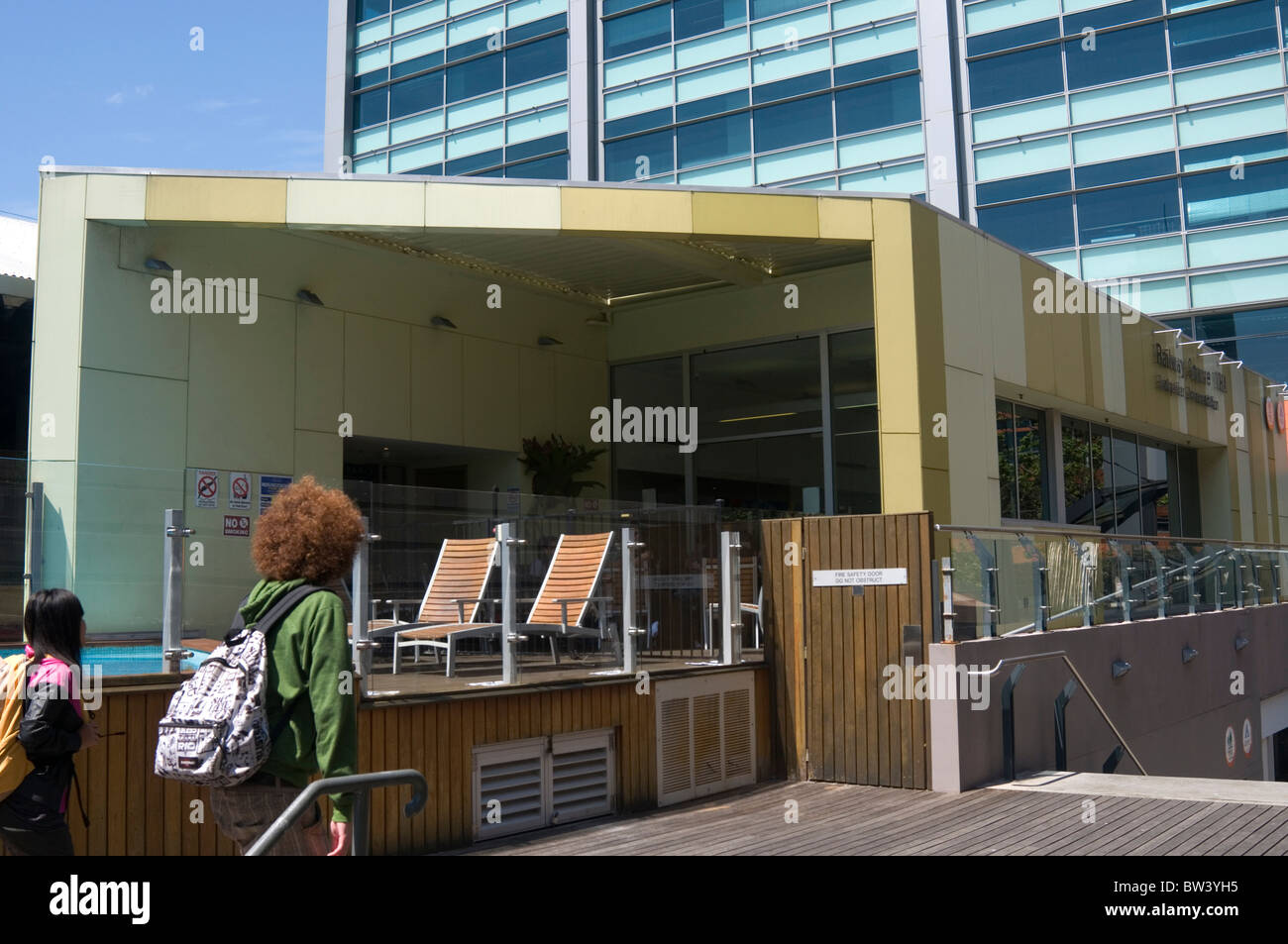 Railway Square HI Hostel in Sydney, Australia Stock Photo
