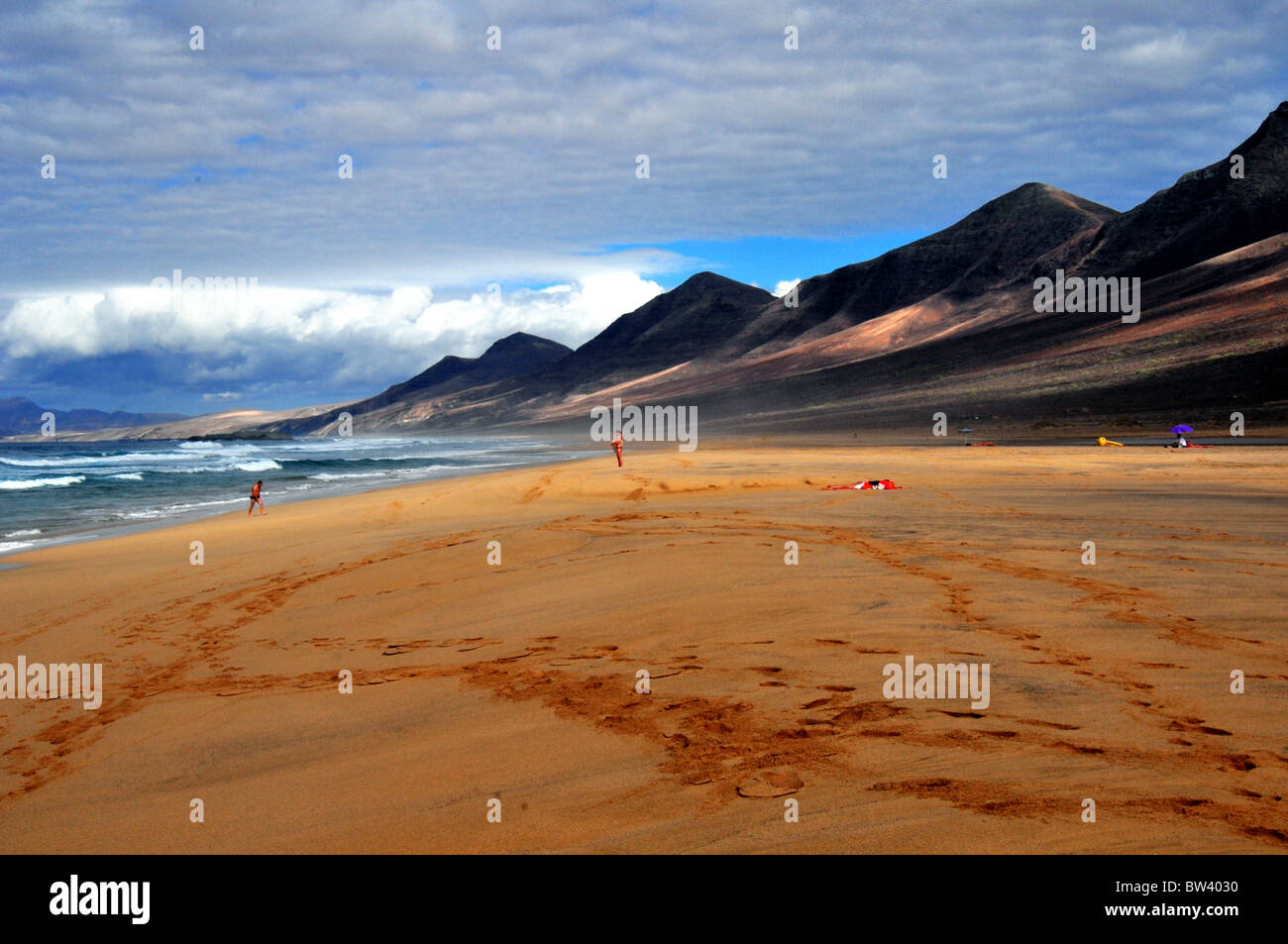 fuerteventura beach Stock Photo