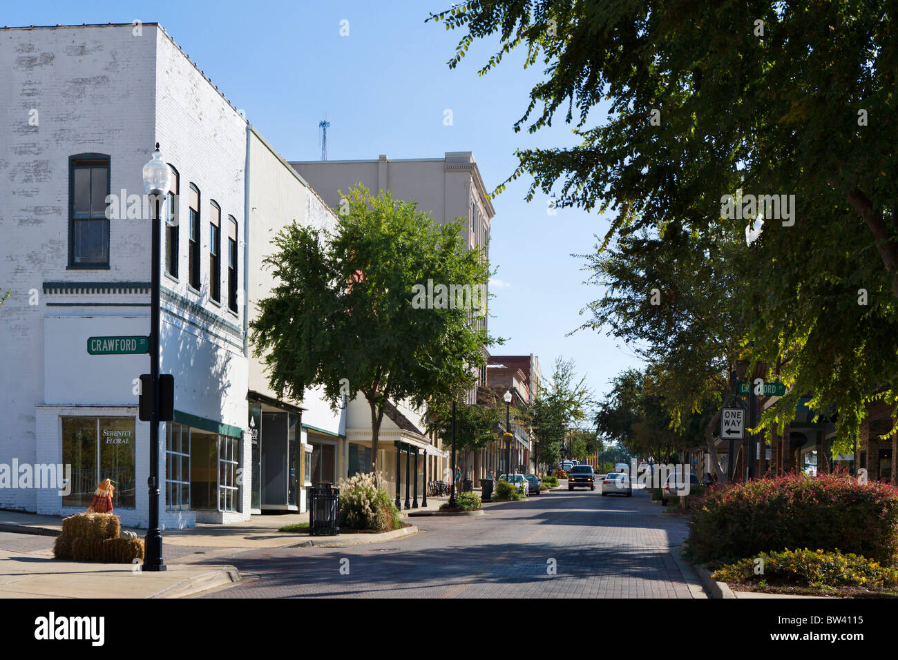 Washington Street in the historic Old Town, Vicksburg, Mississippi