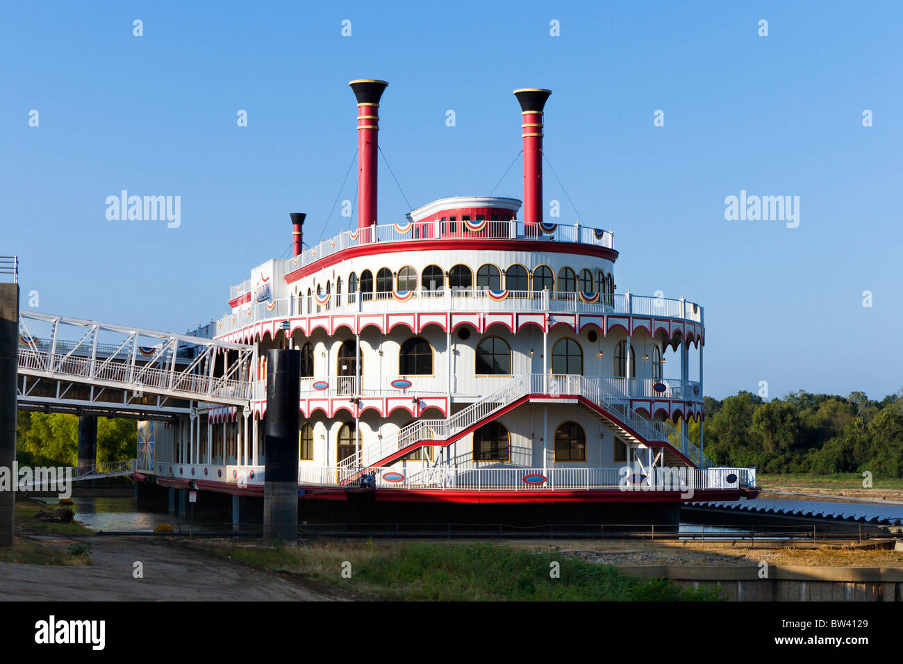 Horizon floating riverboat casino, Vicksburg, Mississippi, USA Stock Photo