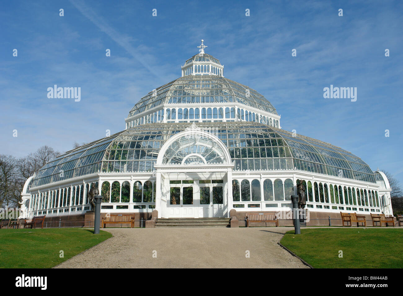 The Palm House, Sefton Park, Aigburth, Liverpool, Merseyside, England, United Kingdom Stock Photo