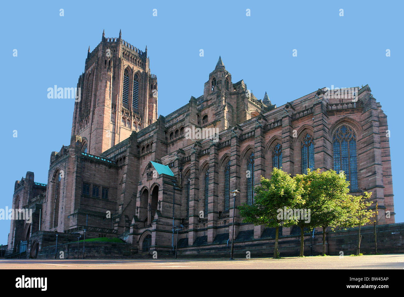 Liverpool Anglican Cathedral, St James' Mount, Liverpool, Merseyside, England, United Kingdom Stock Photo