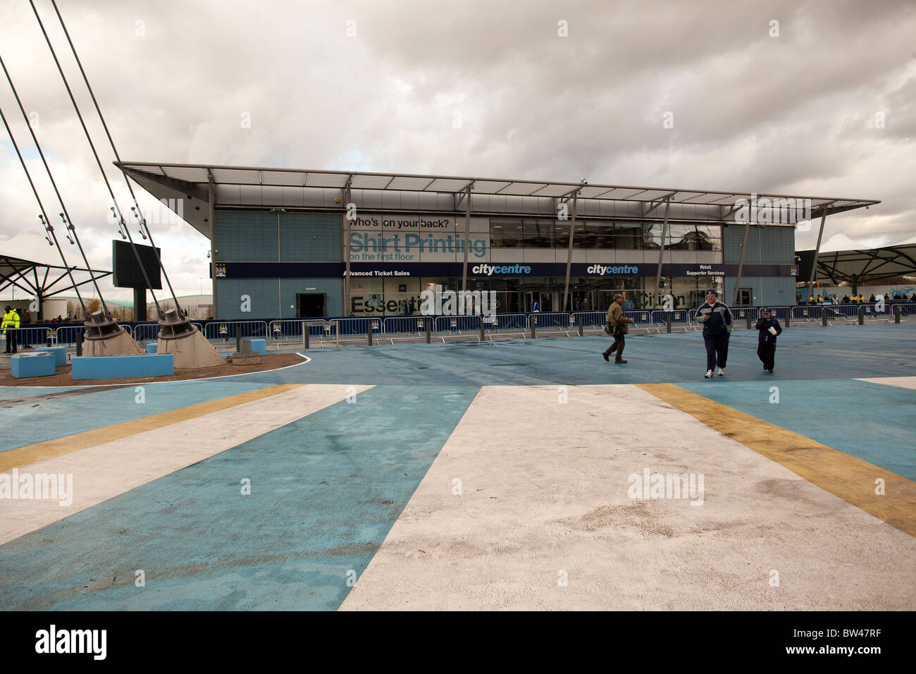 Manchester City football club shop Eastlands , Sportcity , Beswick Stock Photo Alamy