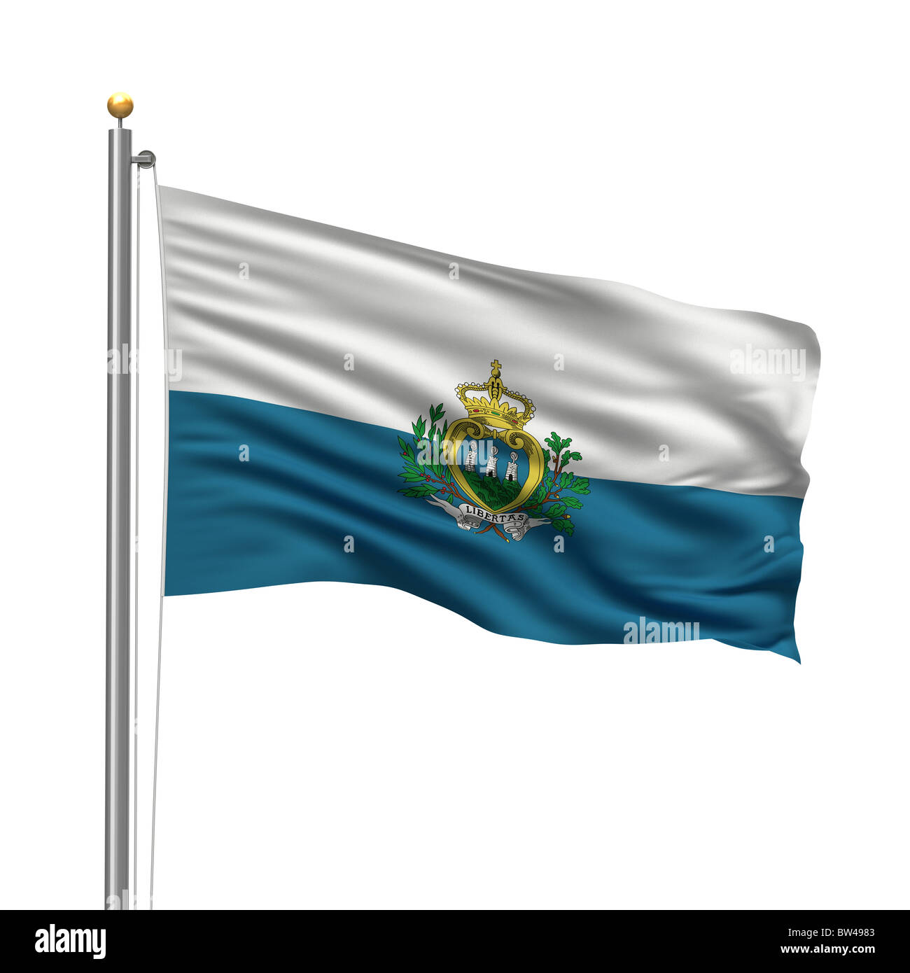 BANDIERA SAN MARINO SENZA STEMMA 90x60cm - BANDIERA SAMMARINESE 60 x 90 cm - AZ FLAG