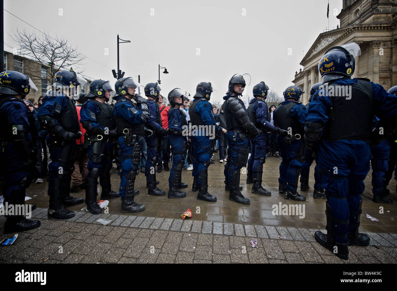 EDL & UAF protest in Bolton Stock Photo - Alamy