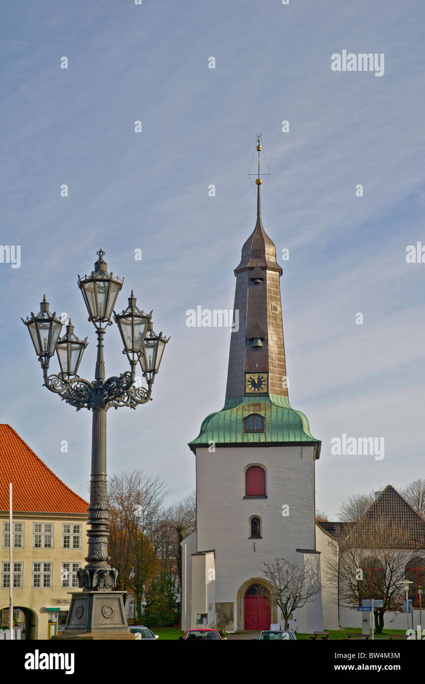 Church in Glueckstadt, Schleswig-Holstein, Northern Germany Stock Photo