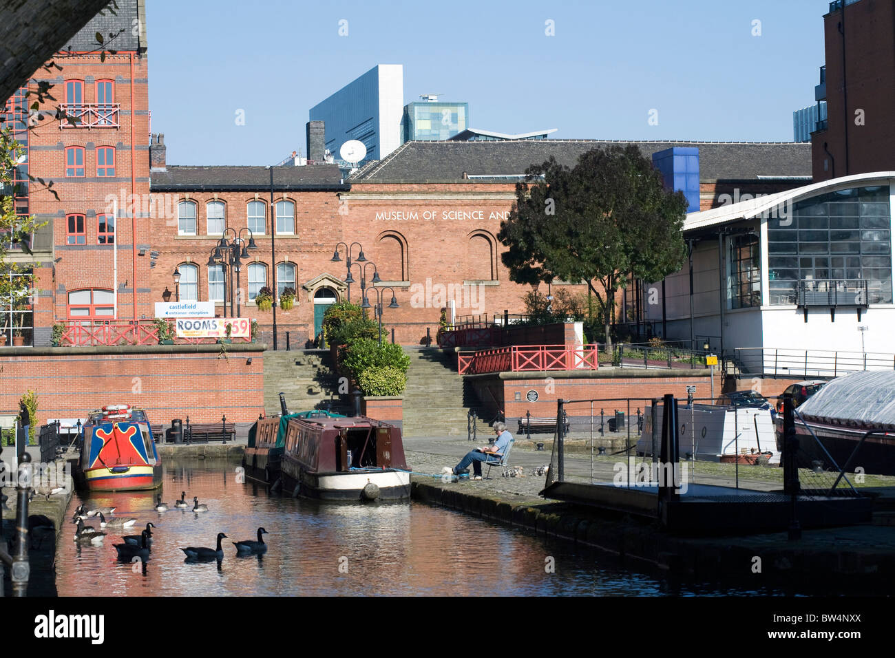 Castlefield Canal Basin near the junction of The Rochdale and