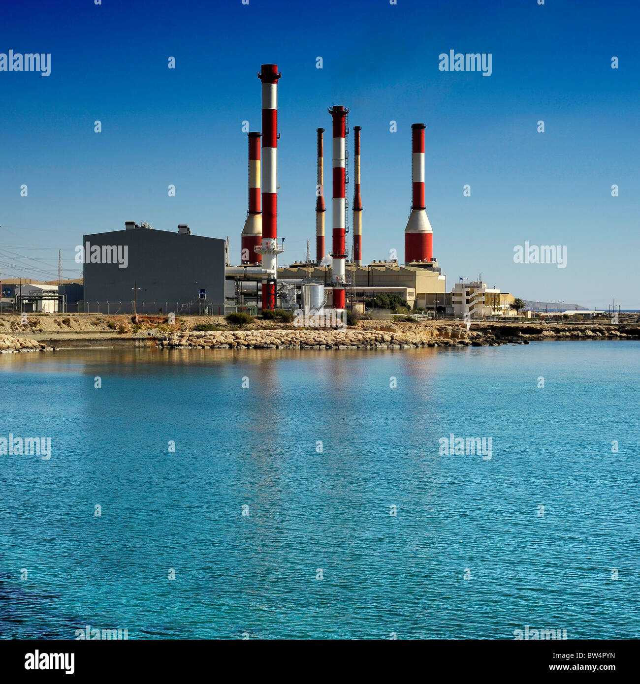 dhekelia power station cyprus Stock Photo Alamy
