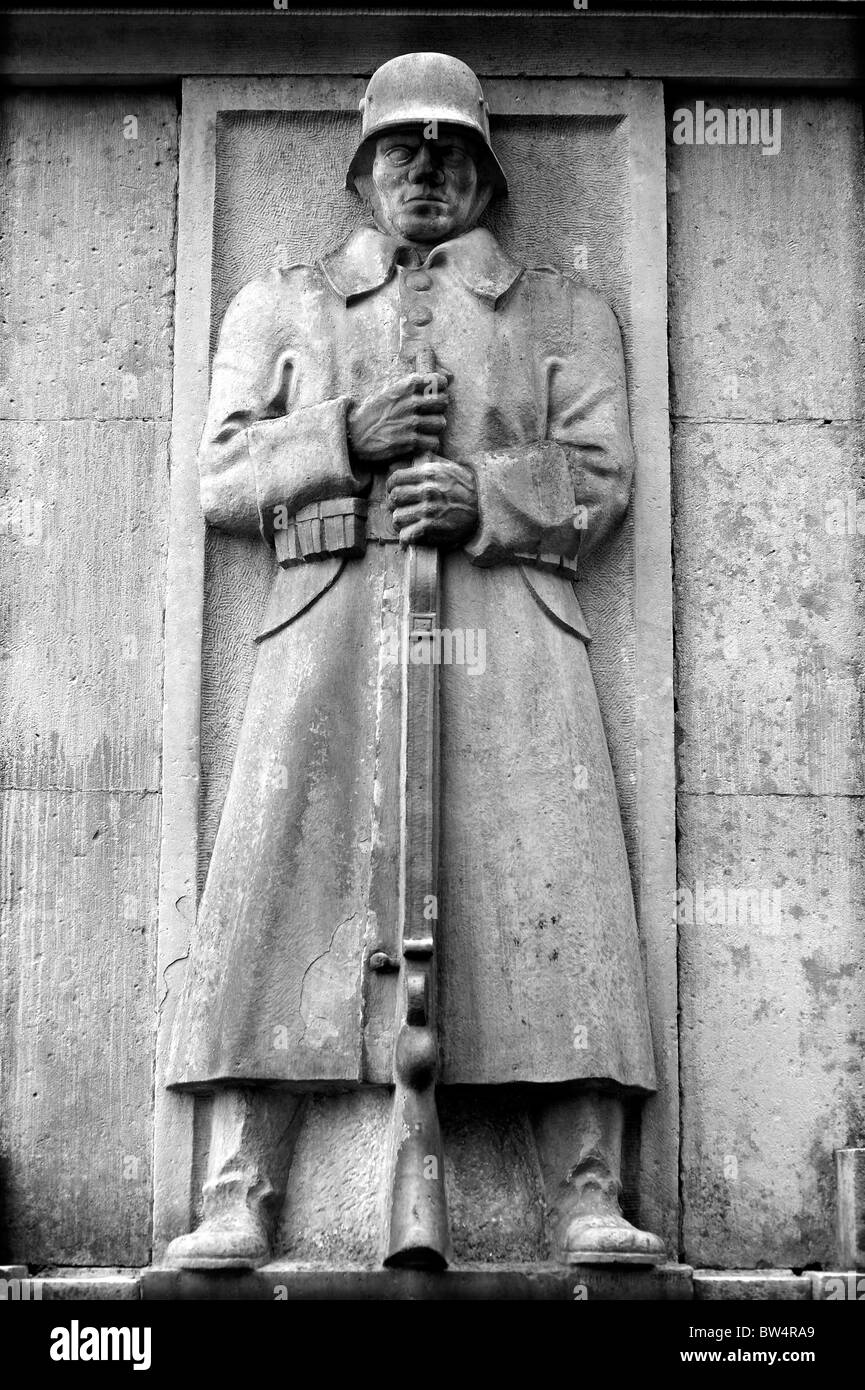 World War One German Soldier Statue High Resolution Stock Photography