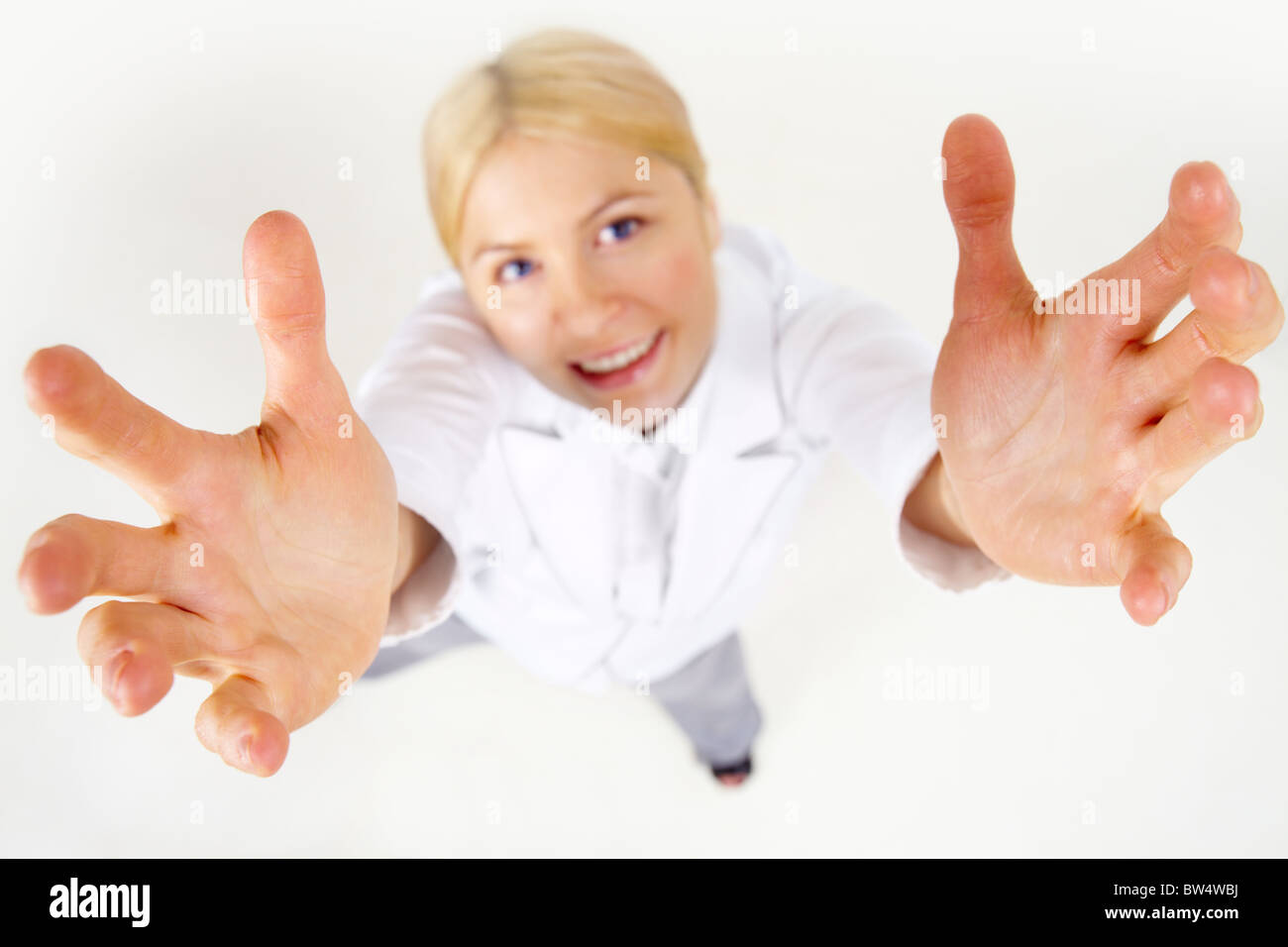 Hi friendly welcoming hi-res stock photography and images - Alamy