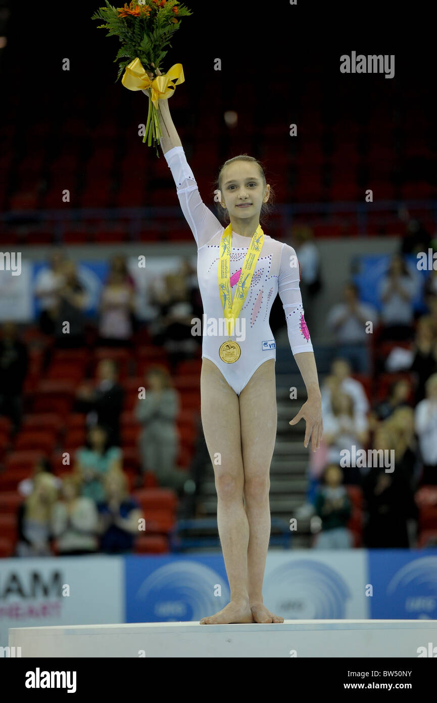 30.4.10 European Gymnastics Championships .Junior All Round Finals.KOMOVA Victoria of Russia
