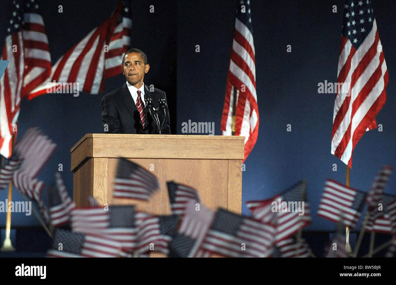 Barack Obama U.S. Presidential Election Victory Speech and Celebration