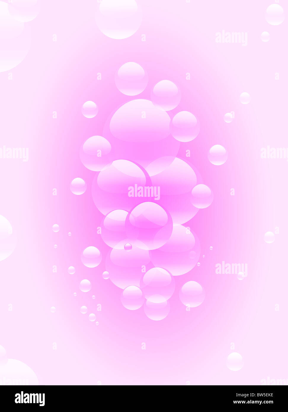Abstract pink bubble background Stock Photo - Alamy