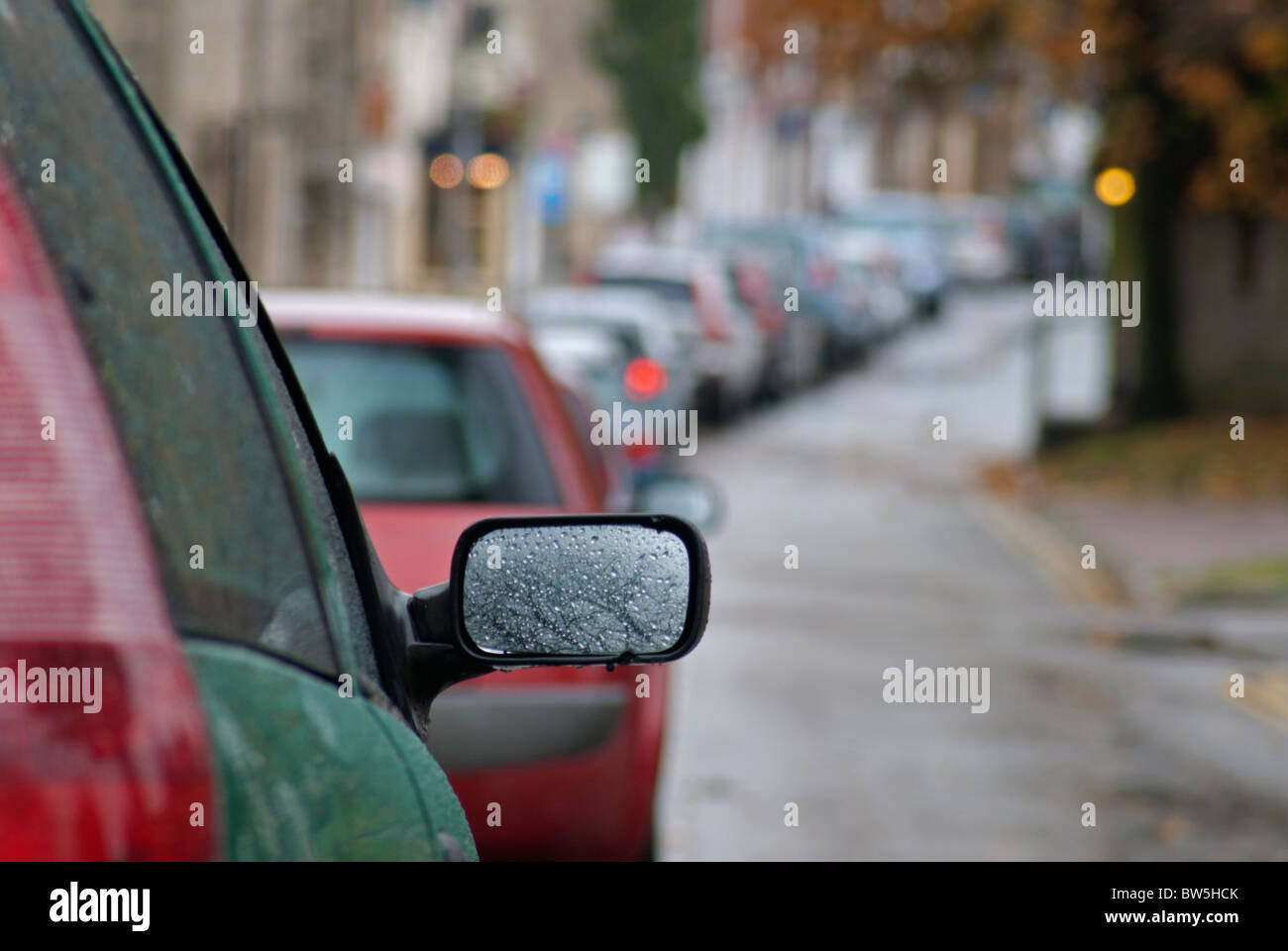 Car street parked hi-res stock photography and images - Alamy