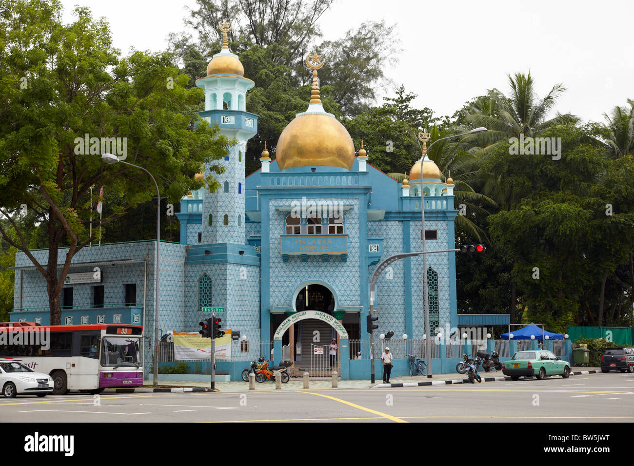 Malabar Mosque, Singapore Stock Photo