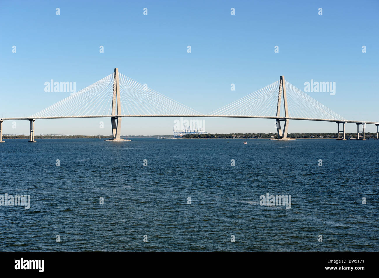 Arthur J. Ravenel Bridge, Charleston, SC, USA Longest cablestayed bridge in the western