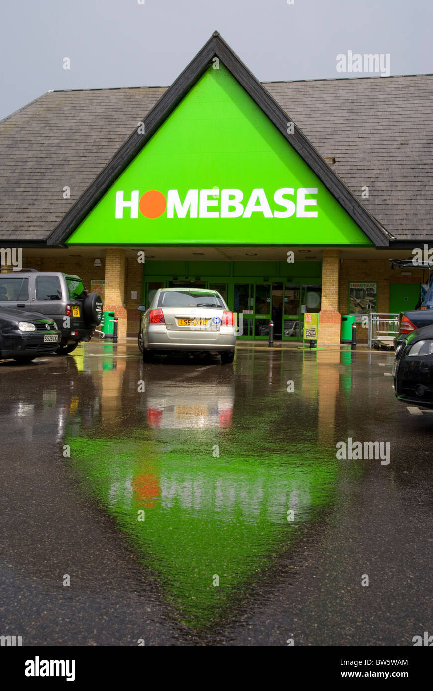 Homebase Diy Superstore Architectural Detail Stock Photo