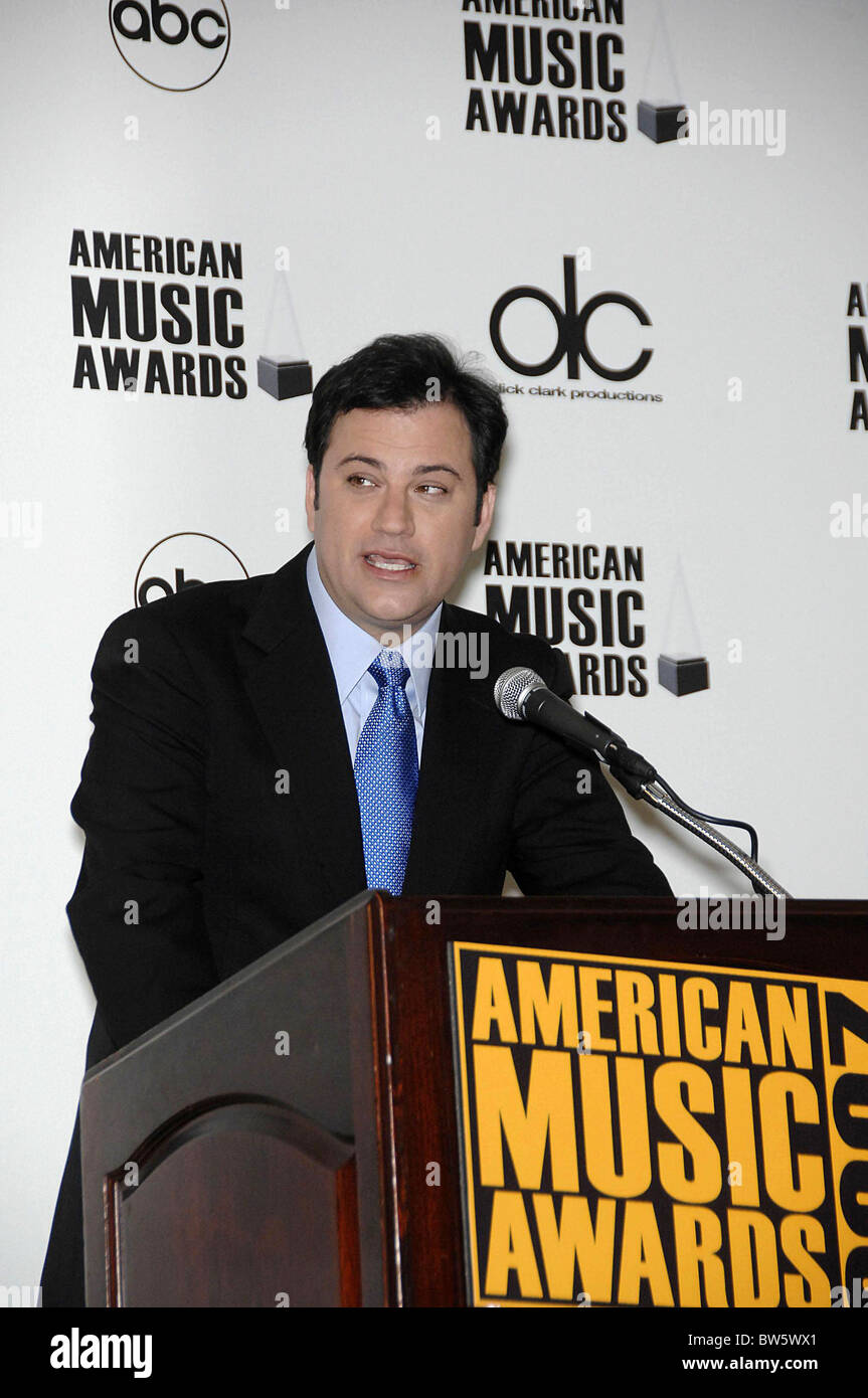 2008 AMERICAN MUSIC AWARDS (AMA) Nominations Announcement Stock Photo