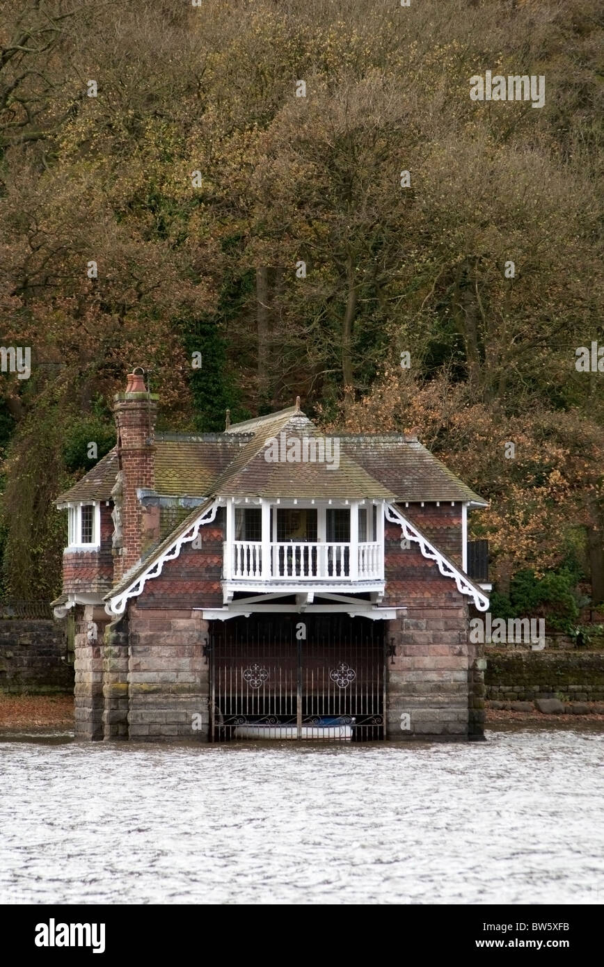 Boathouse, Rudyard Lake, Staffordshire Stock Photo Alamy