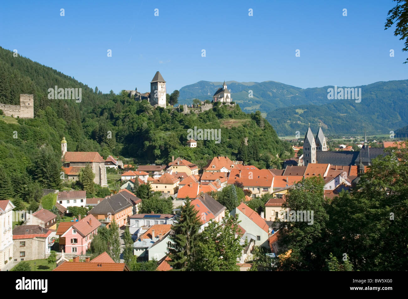 Carinthia, Friesach, Medieval Town Stock Photo - Alamy