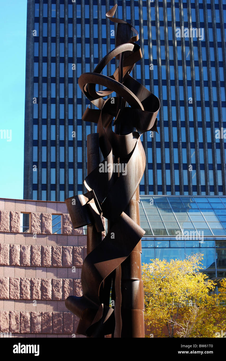 'Genesee Passage' a sculpture by Albert Paley Stock Photo