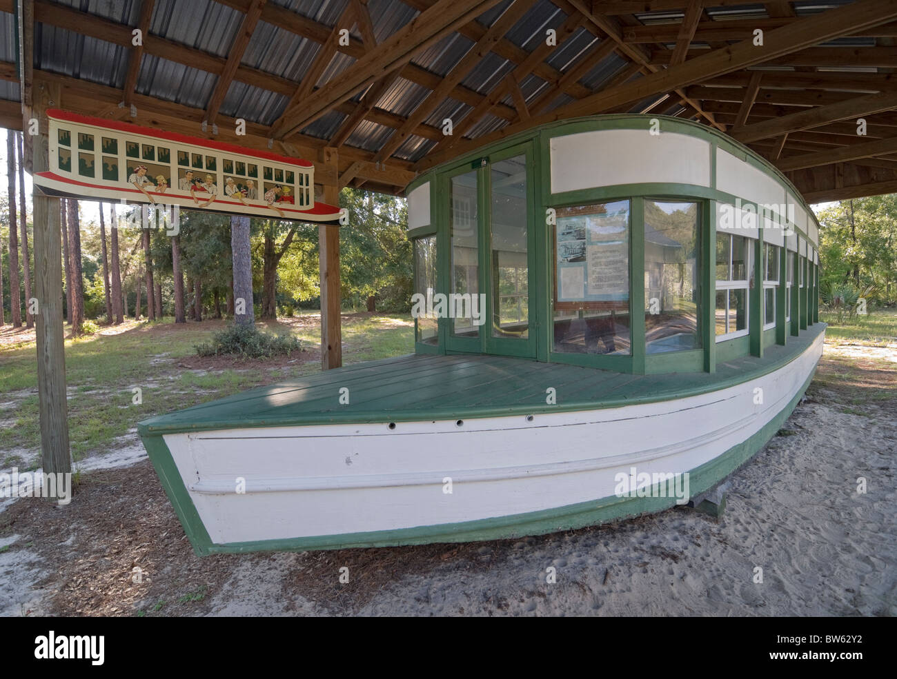Silver River State Park Museum Ocala Florida restored 1920's era old