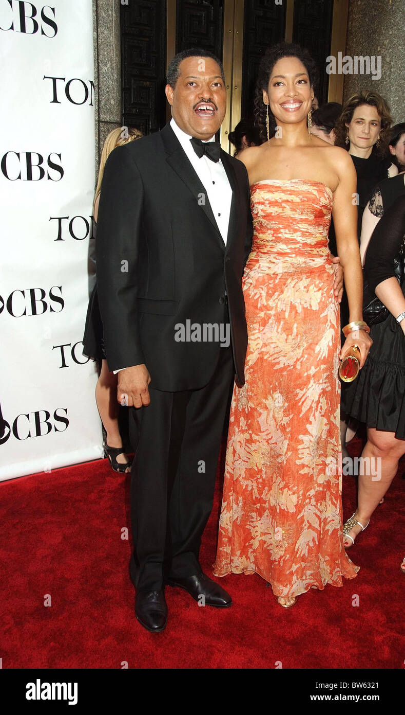 Laurence fishburne and wife hi-res stock photography and images - Alamy