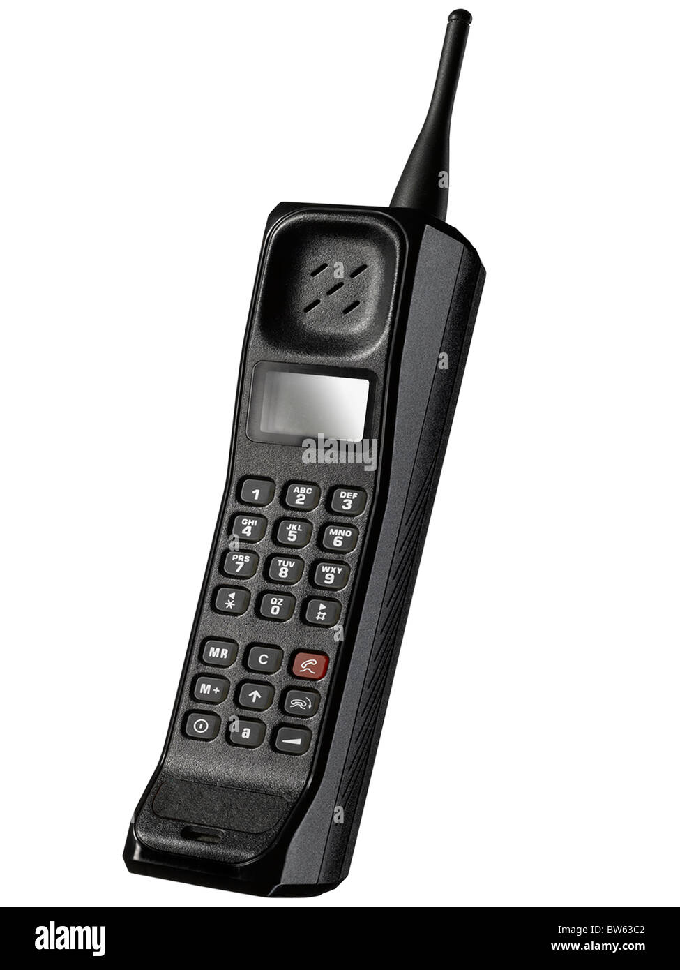 An old fashioned mobile phone Stock Photo